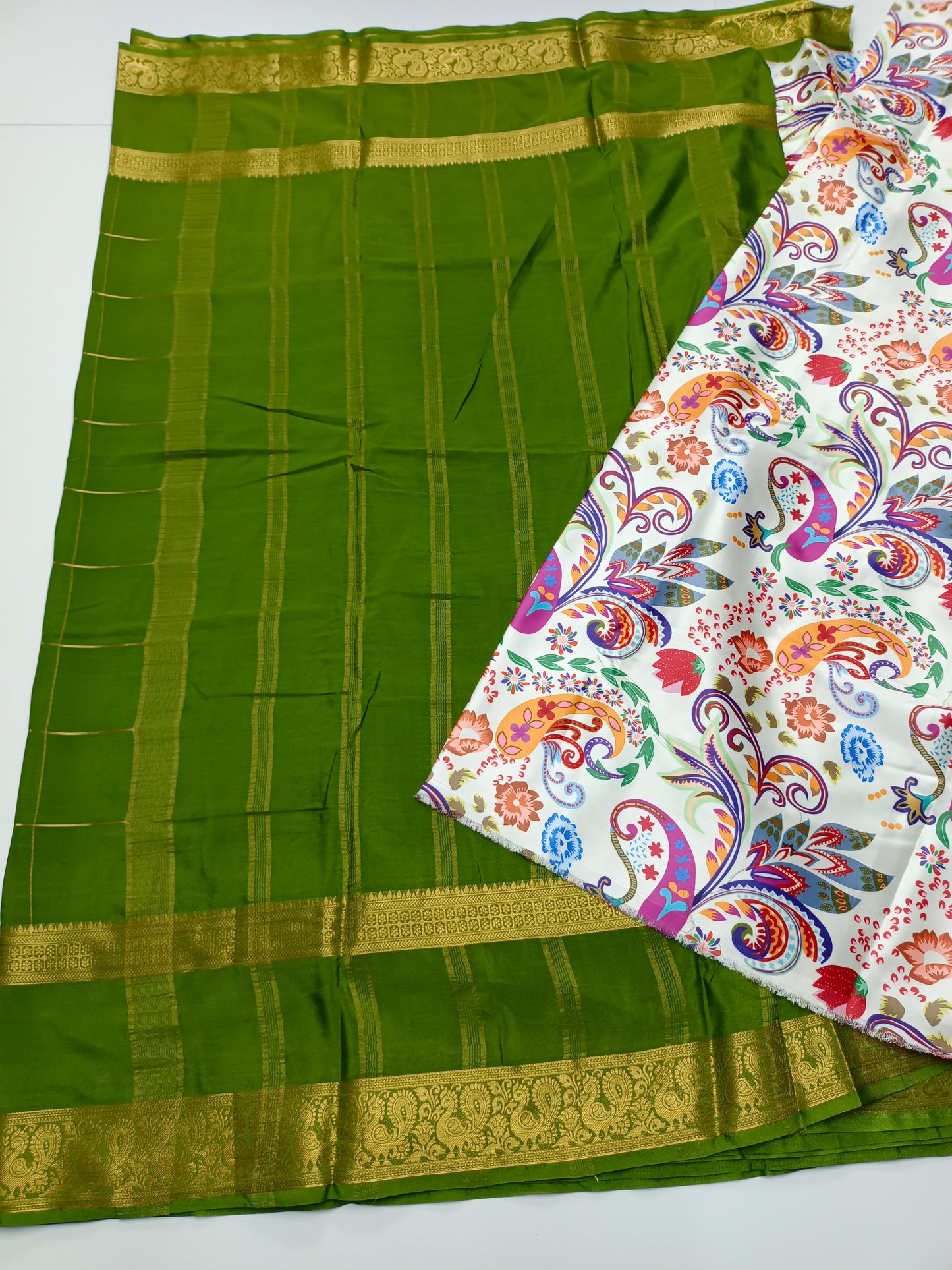 SEMI CREPE SILK SAREE