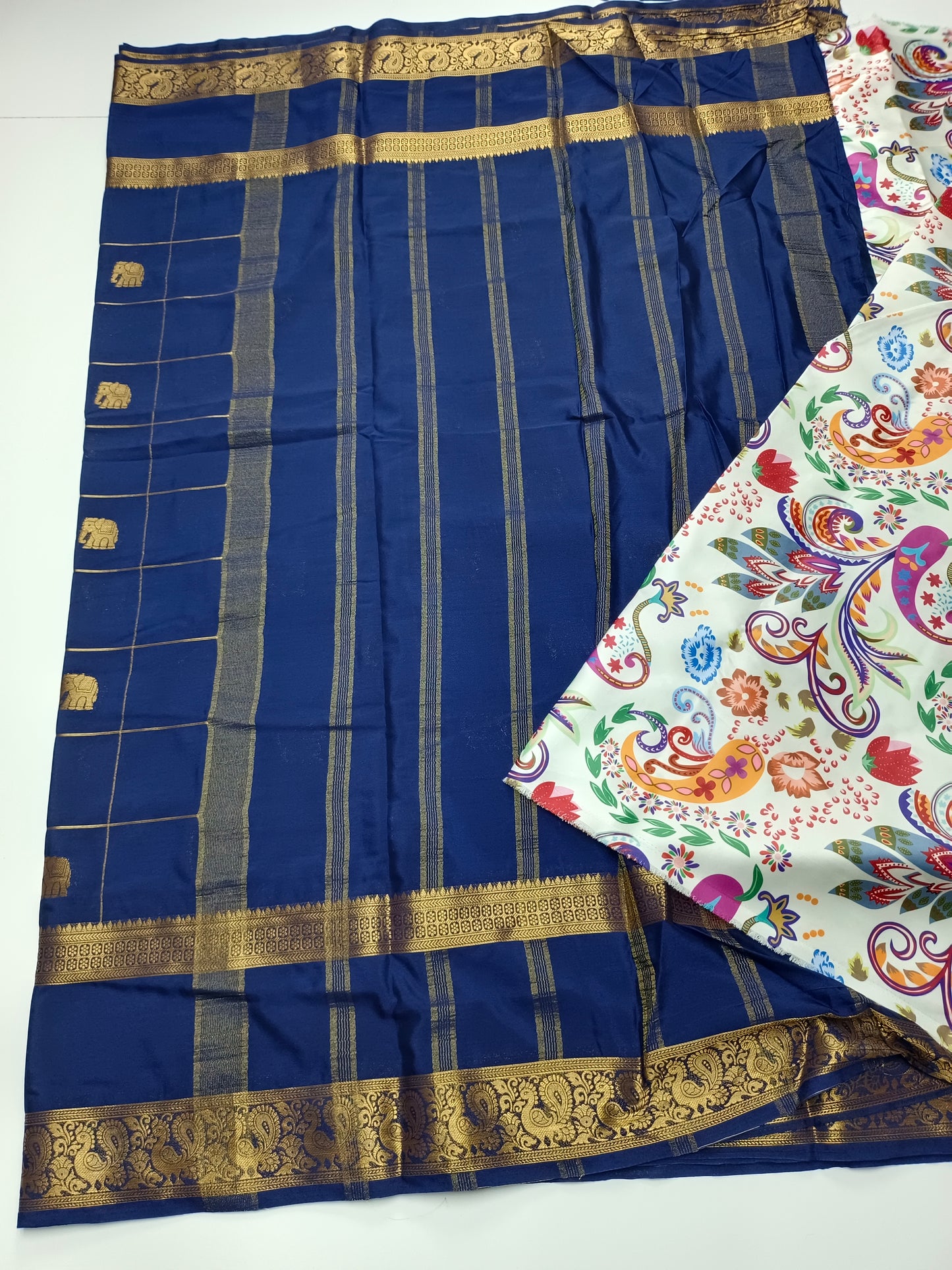 SEMI CREPE SILK SAREE