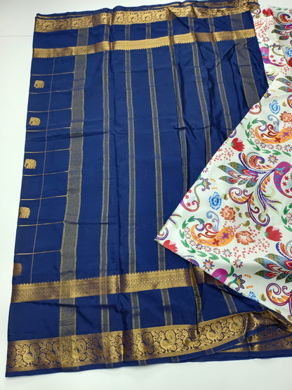 SEMI CREPE SILK SAREE