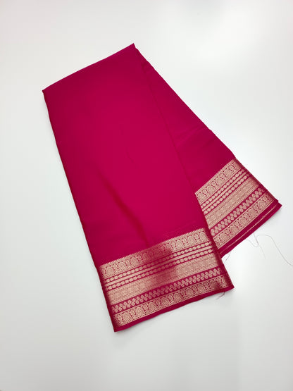 SEMI CREPE SILK SAREE
