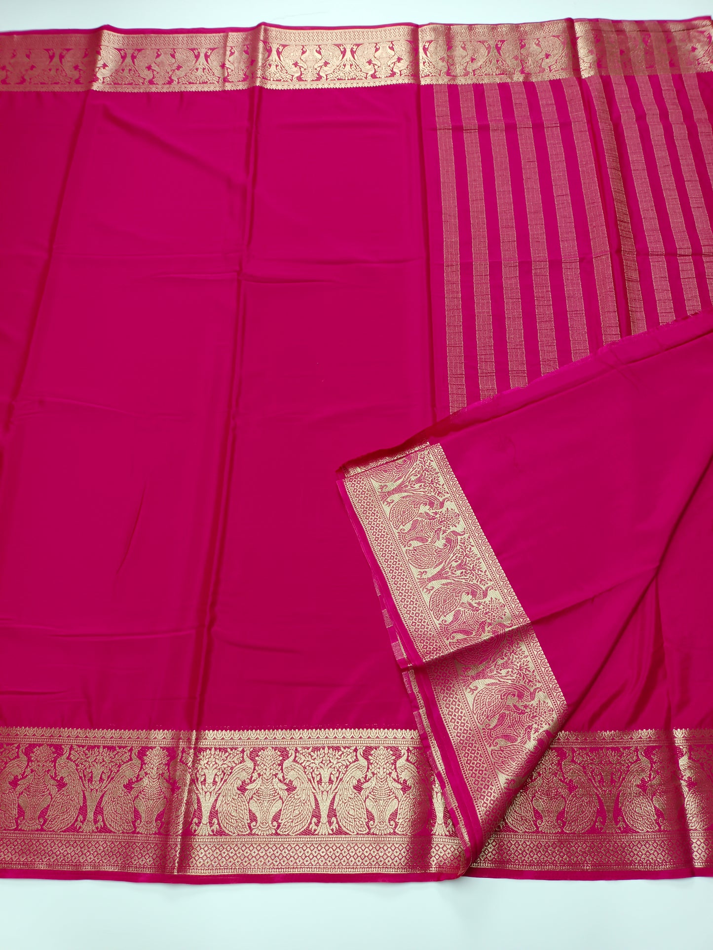 SEMI CREPE SILK SAREE