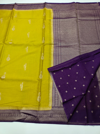 FANCY BAMBOO SILK SAREE