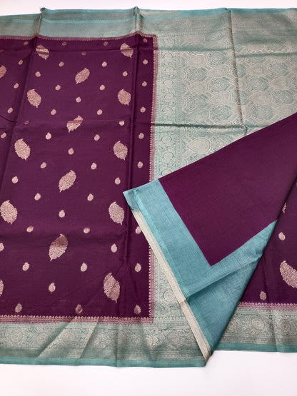 FANCY BAMBOO SILK SAREE