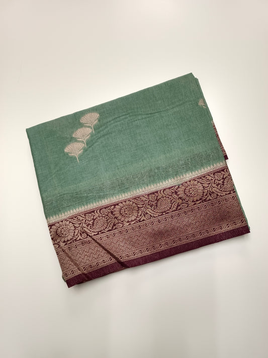 FANCY BAMBOO SILK SAREE