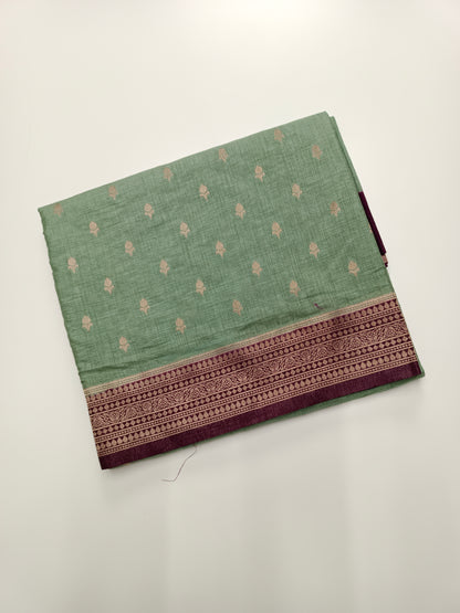 FANCY BAMBOO SILK SAREE