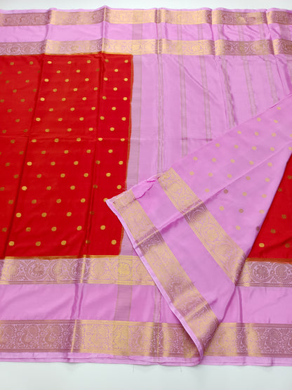 SEMI CREPE SILK SAREE