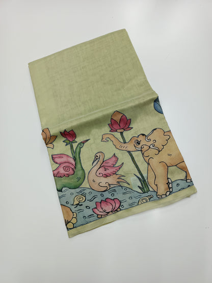 FANCY SUPERNET SAREE