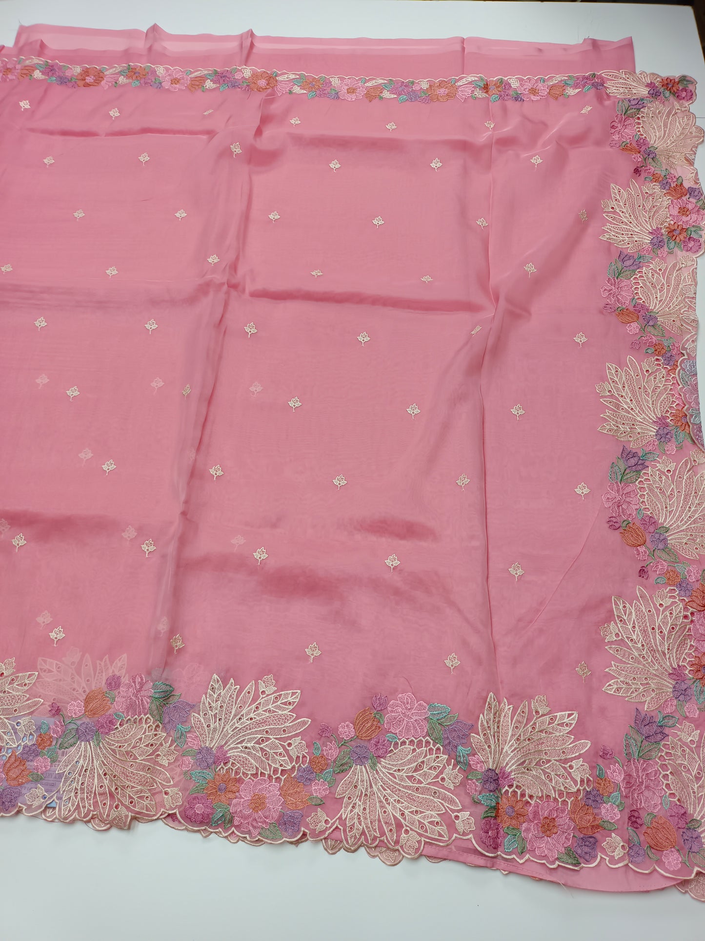 FANCY SUPERNET SAREE