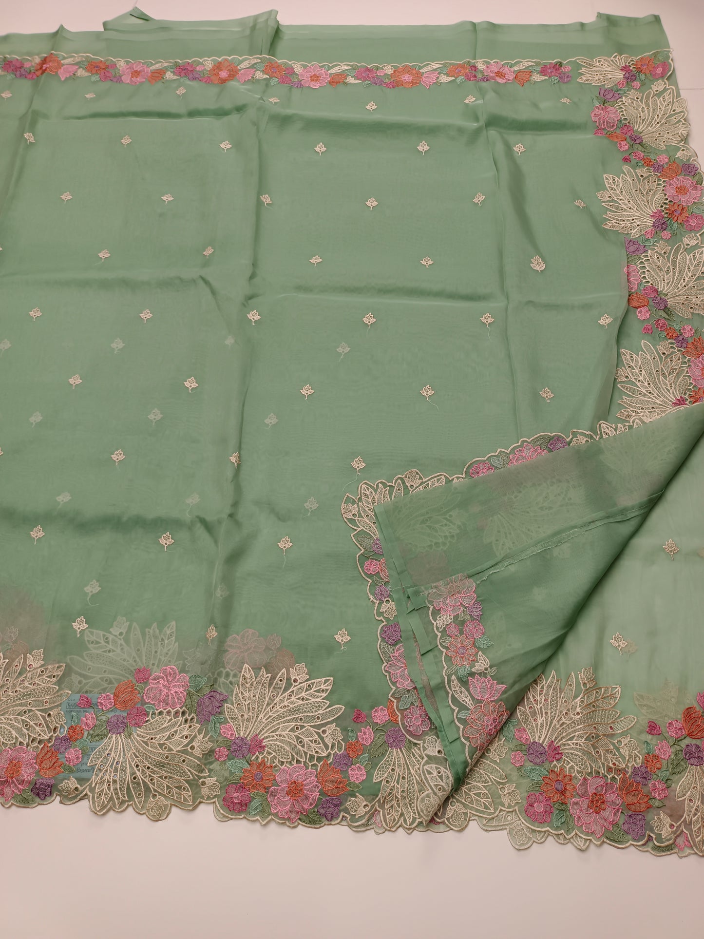 FANCY SUPERNET SAREE