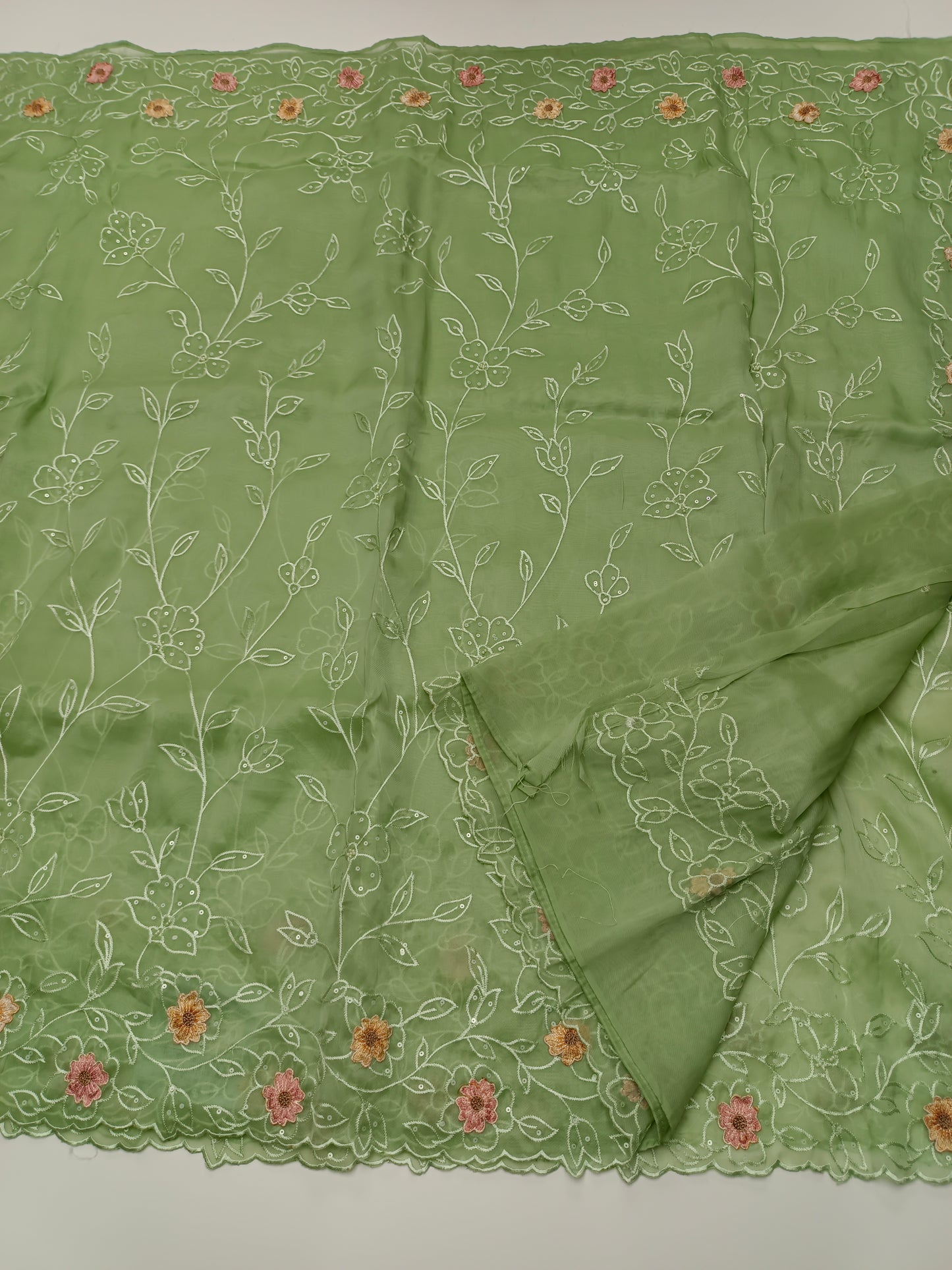 FANCY SUPERNET SAREE