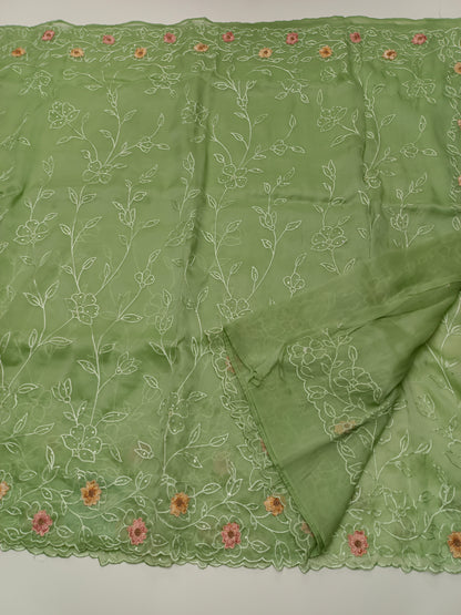 FANCY SUPERNET SAREE