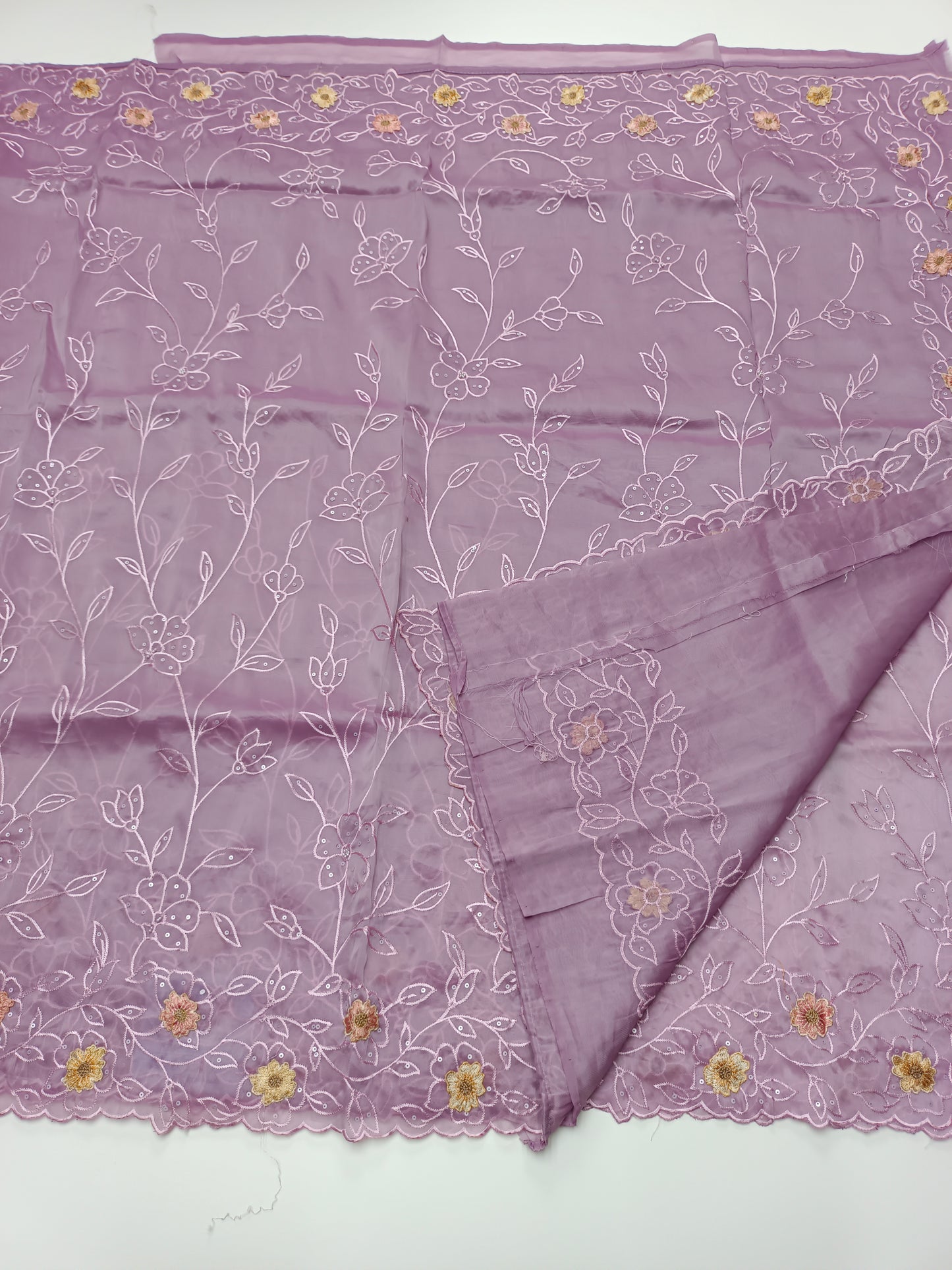 FANCY SUPERNET SAREE
