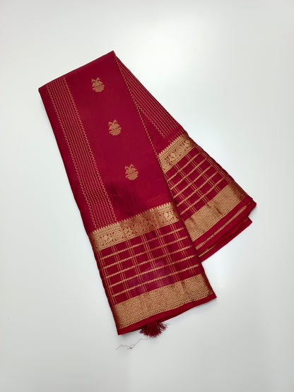 SEMI CREPE SILK SAREE