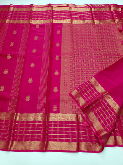 SEMI CREPE SILK SAREE