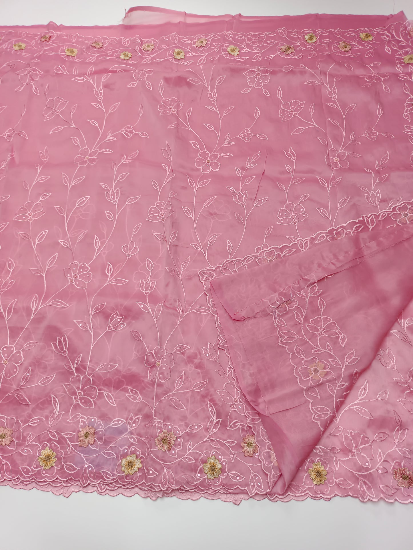 FANCY SUPERNET SAREE