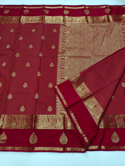 SEMI CREPE SILK SAREE