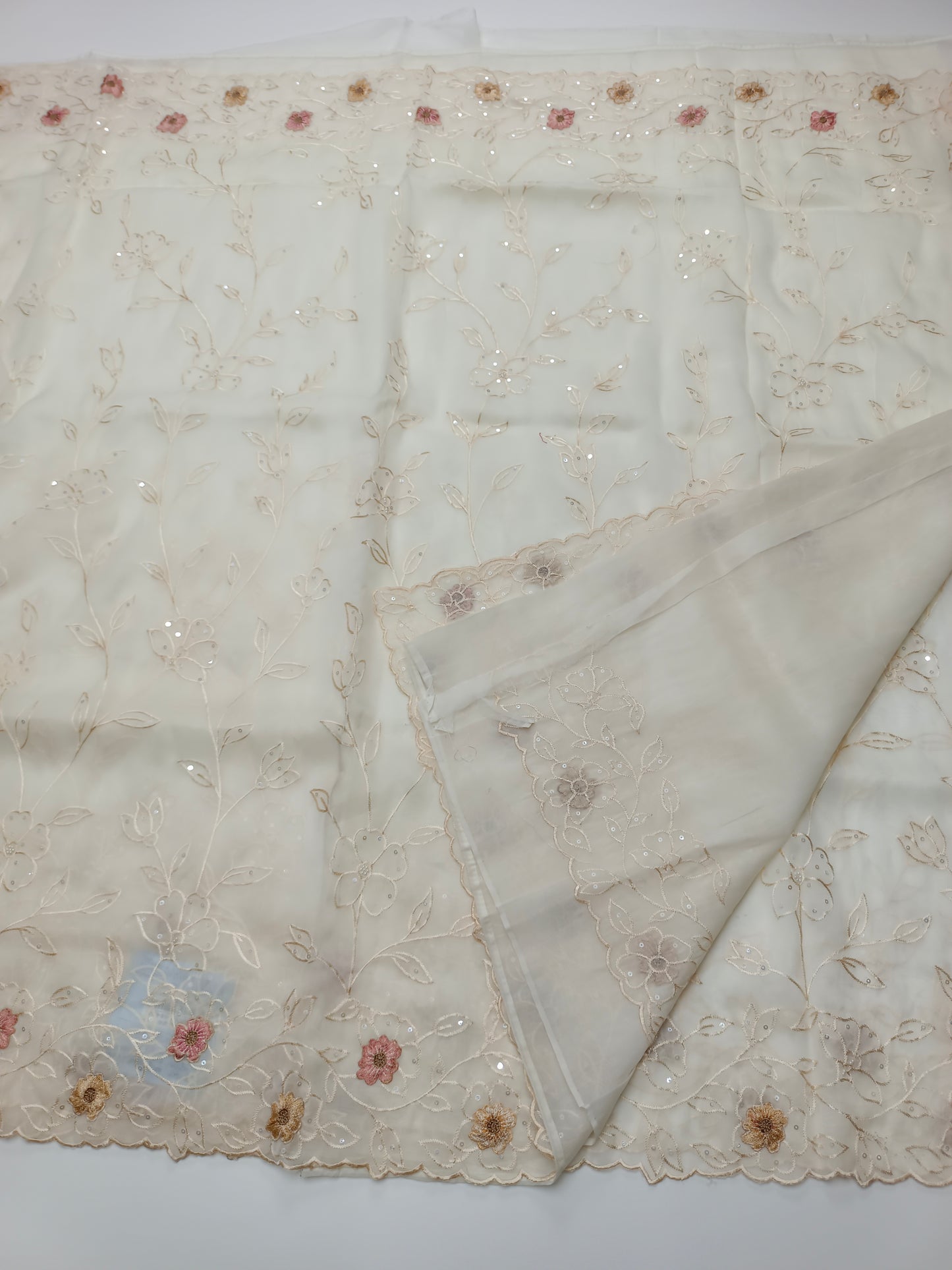 FANCY SUPERNET SAREE