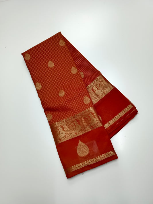 SEMI CREPE SILK SAREE