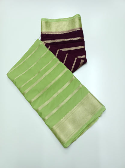 2D SEMI CREPE SILK SAREE
