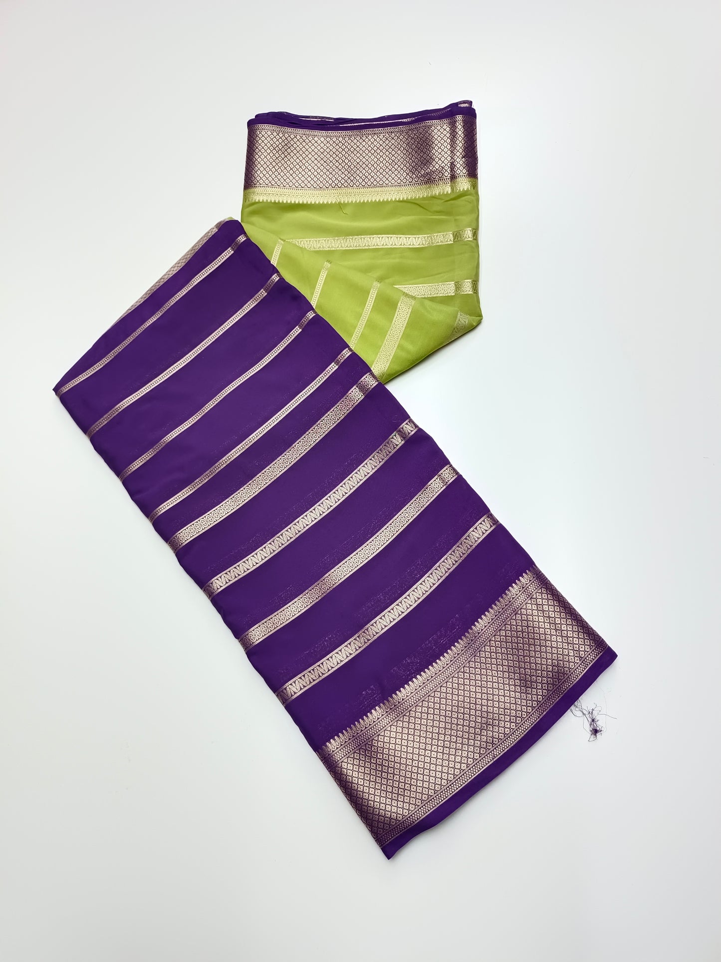 2D SEMI CREPE SILK SAREE