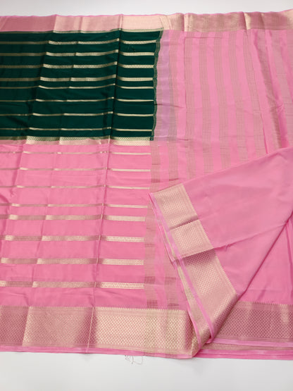 2D SEMI CREPE SILK SAREE