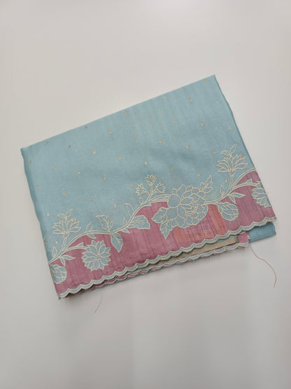 FANCY TUSSER SILK  SAREE