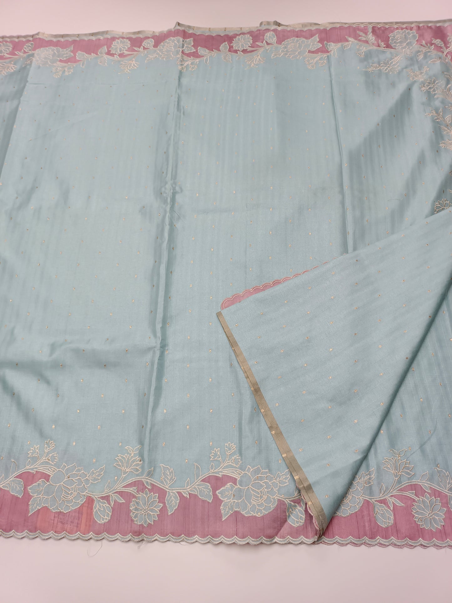 FANCY TUSSER SILK  SAREE