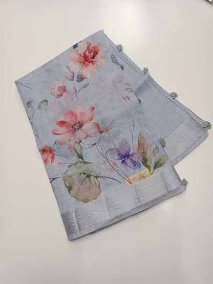 FANCY LENIN  SAREE