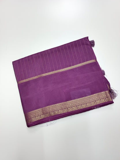 SEMI CREPE SILK SAREE