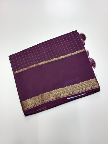 SEMI CREPE SILK SAREE