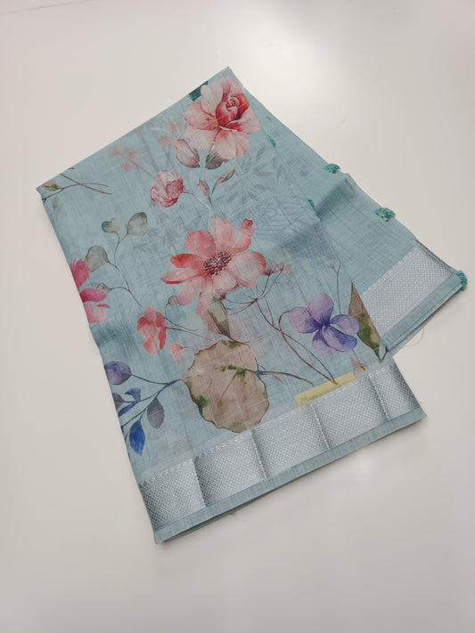 FANCY LENIN  SAREE