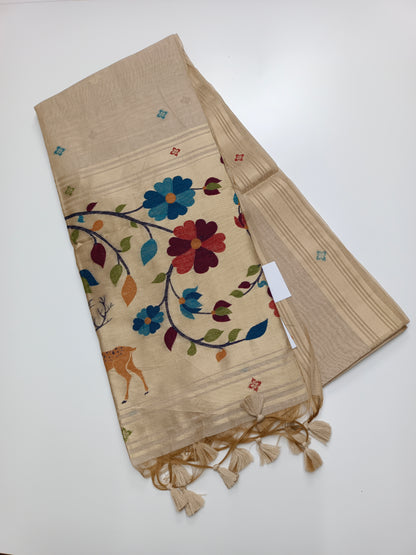 FANCY JAMDHANI COTTON SAREE