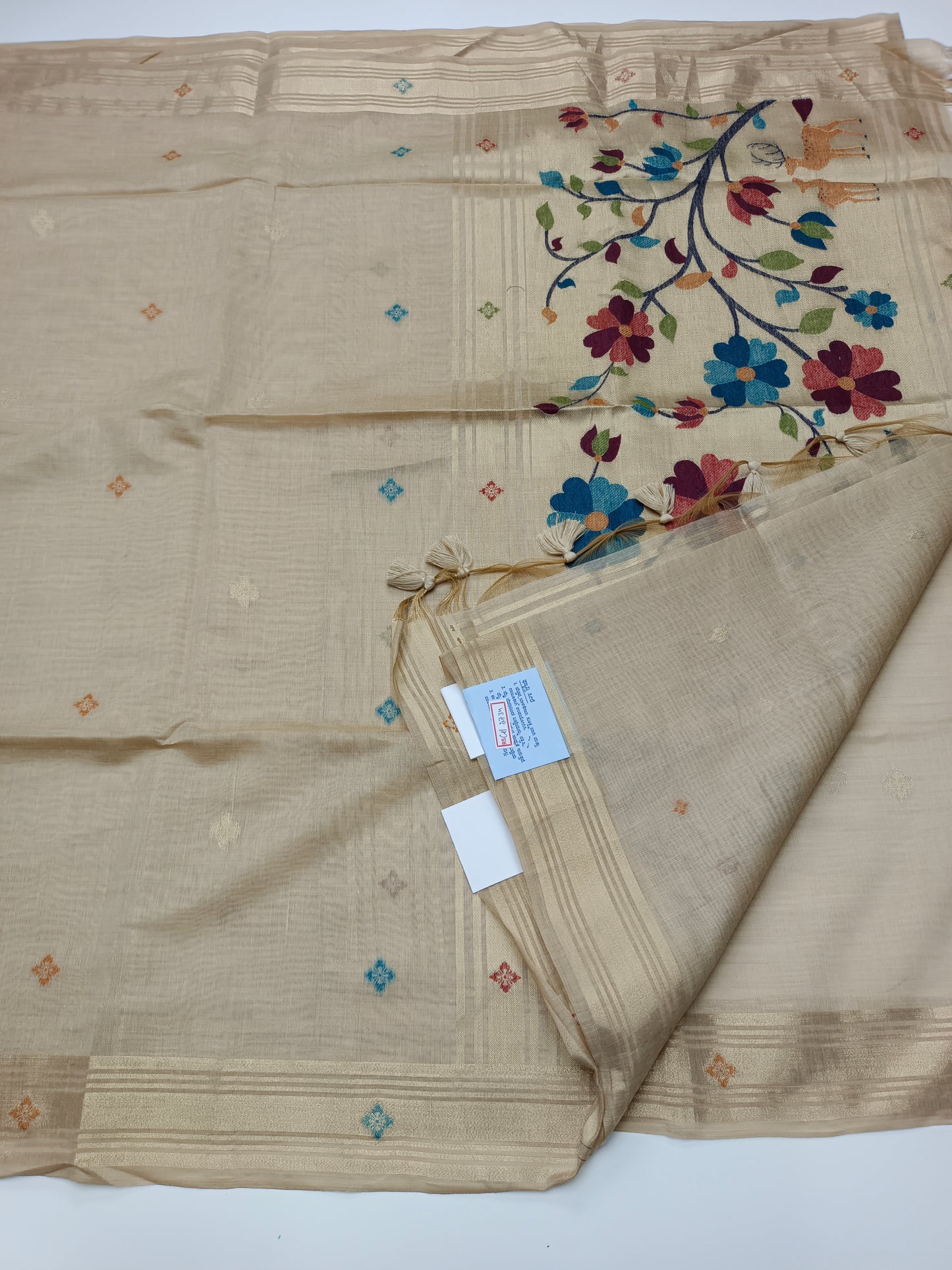 FANCY JAMDHANI COTTON SAREE