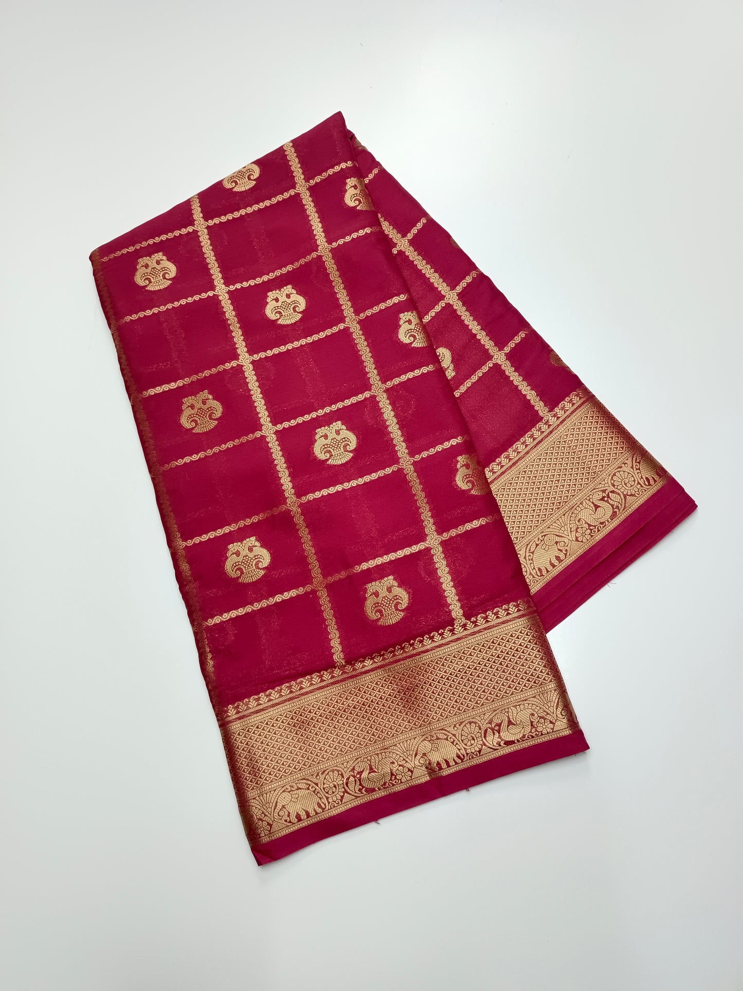 SEMI CREPE SILK SAREE