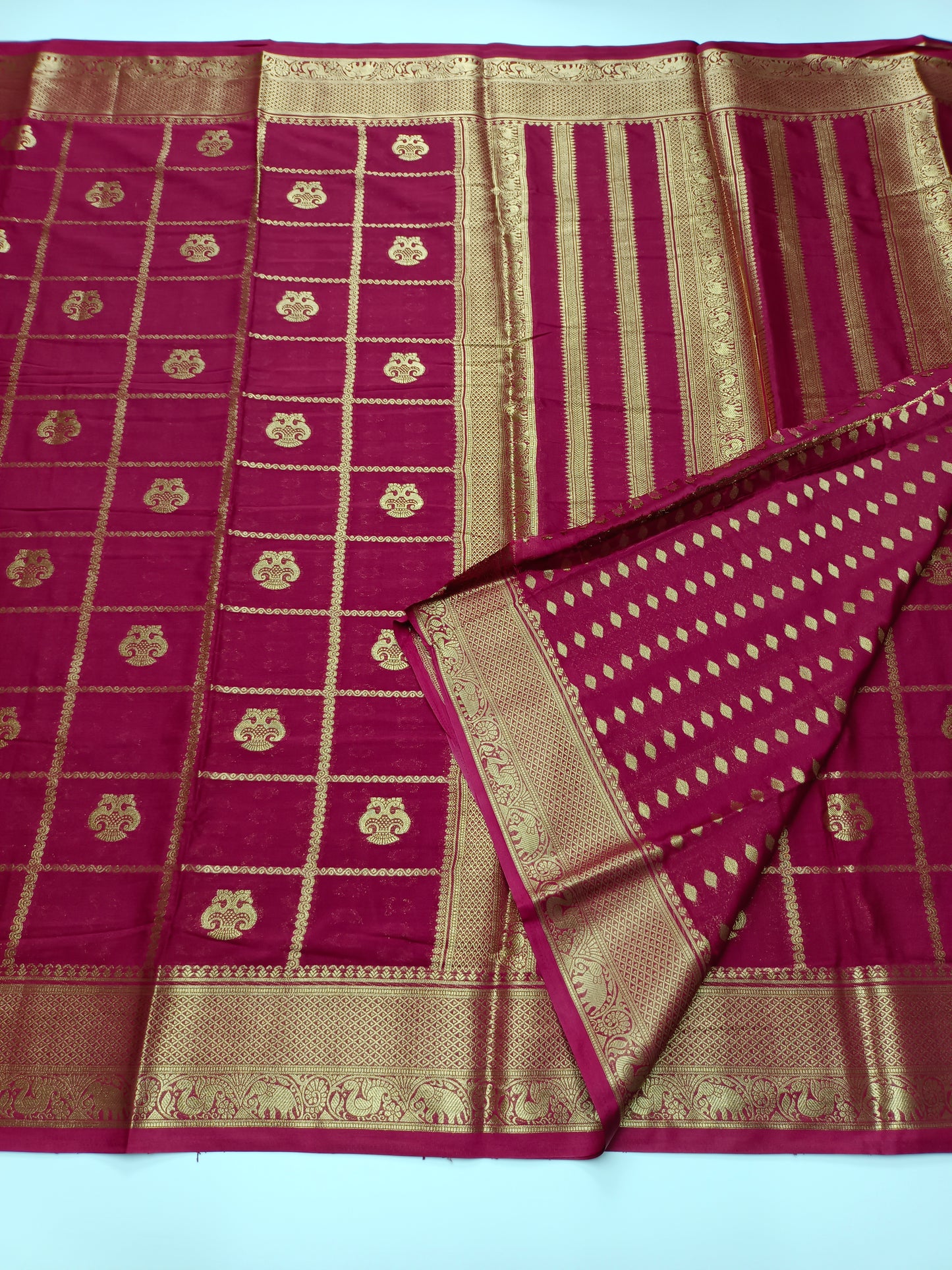 SEMI CREPE SILK SAREE