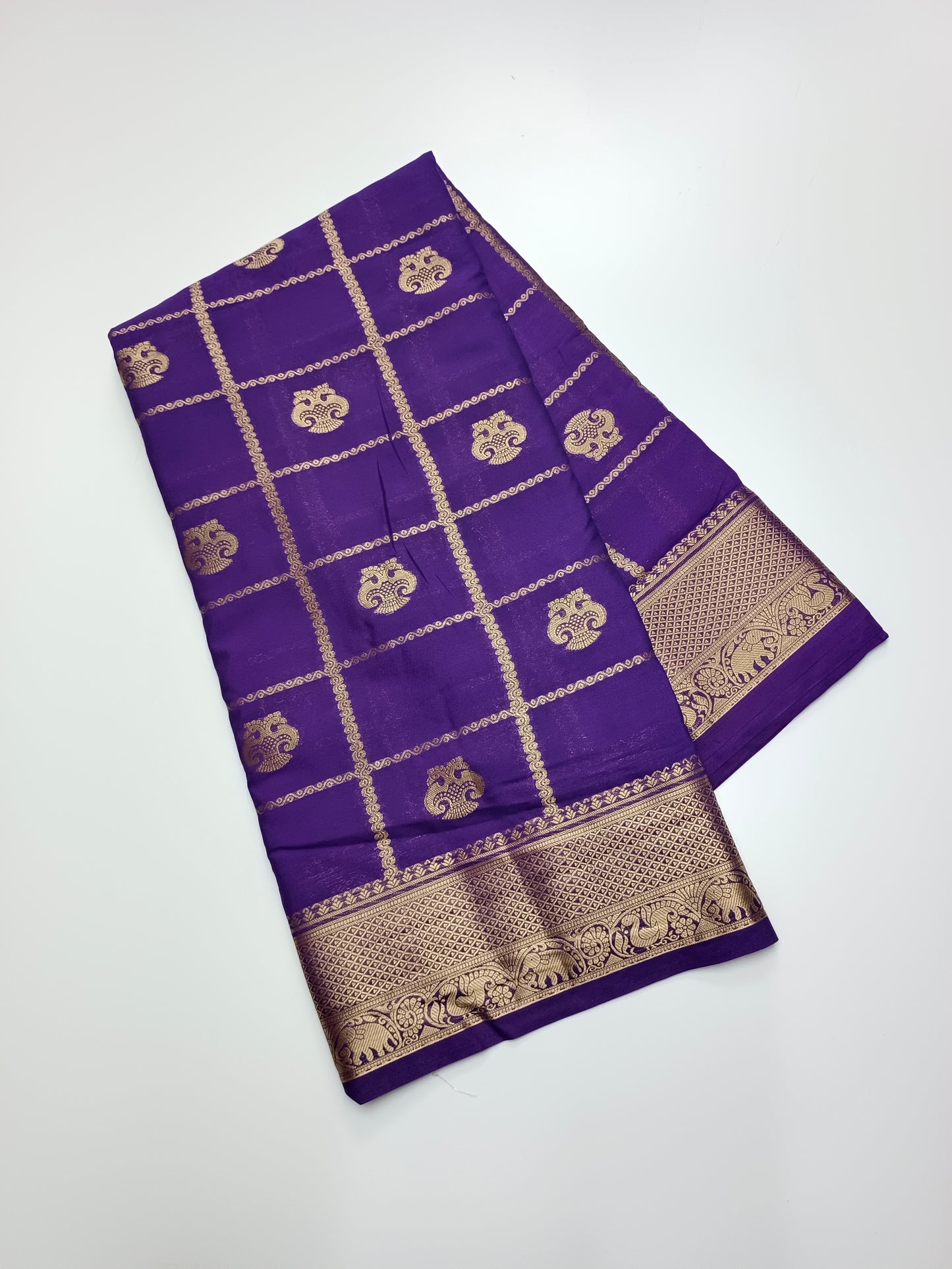 SEMI CREPE SILK SAREE