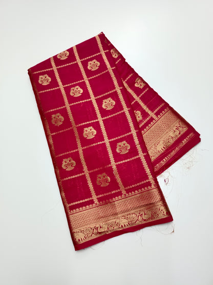 SEMI CREPE SILK SAREE