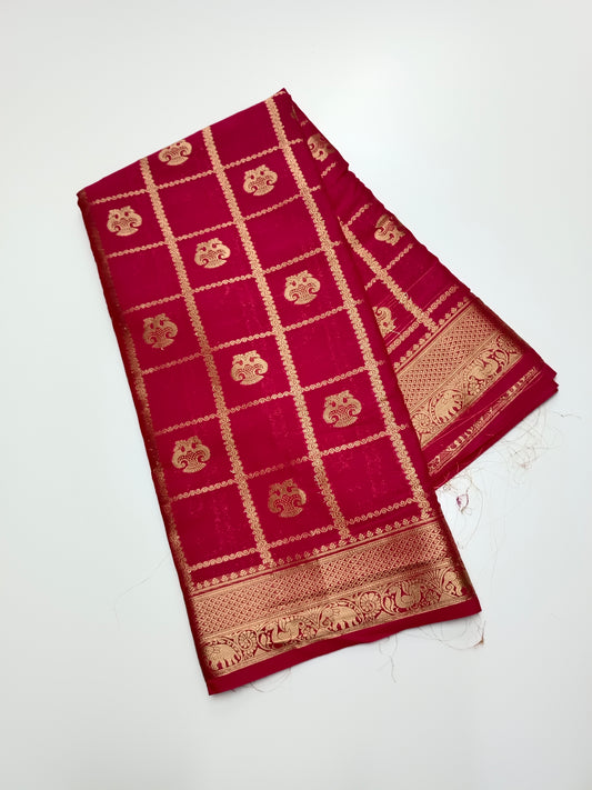 SEMI CREPE SILK SAREE