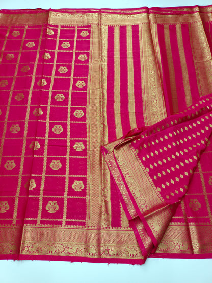 SEMI CREPE SILK SAREE