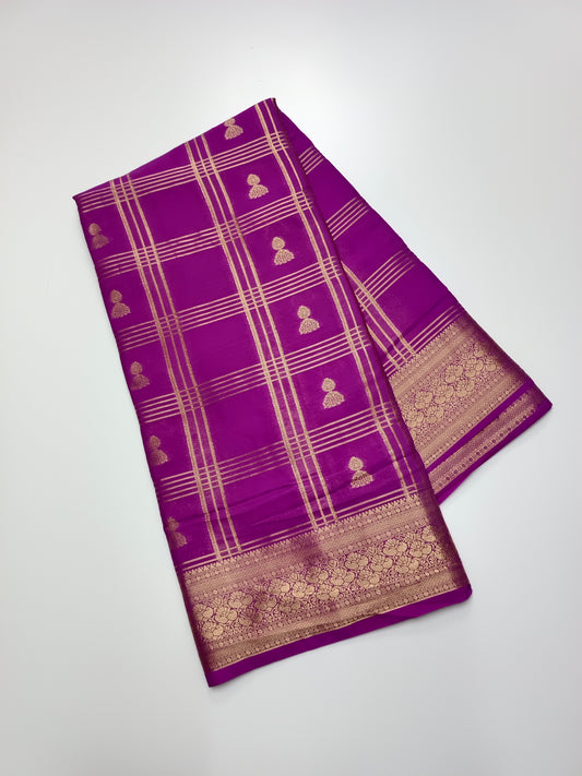 SEMI CREPE SILK SAREE