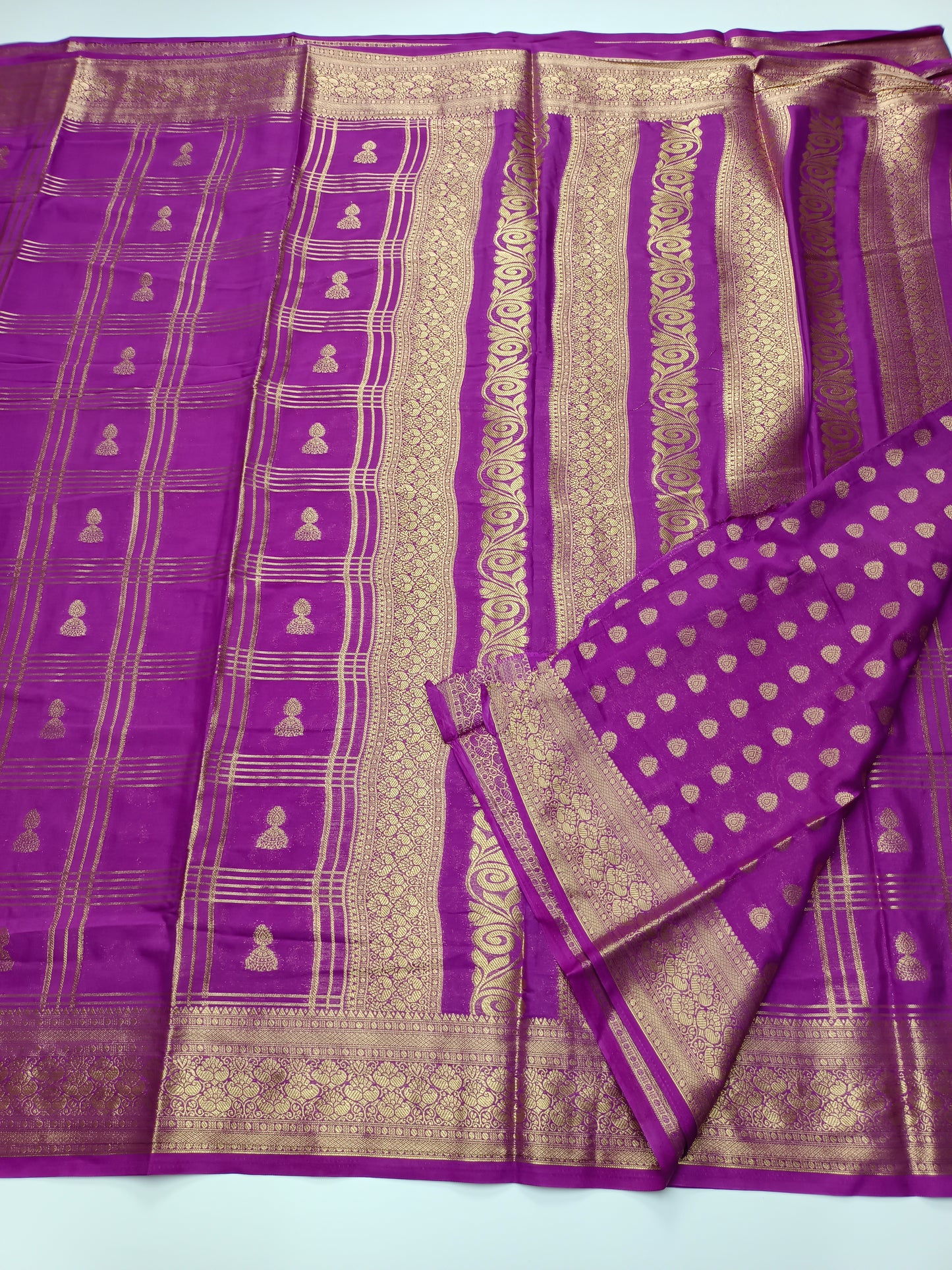SEMI CREPE SILK SAREE