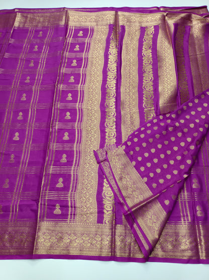 SEMI CREPE SILK SAREE