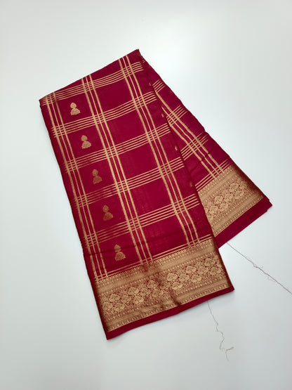 SEMI CREPE SILK SAREE