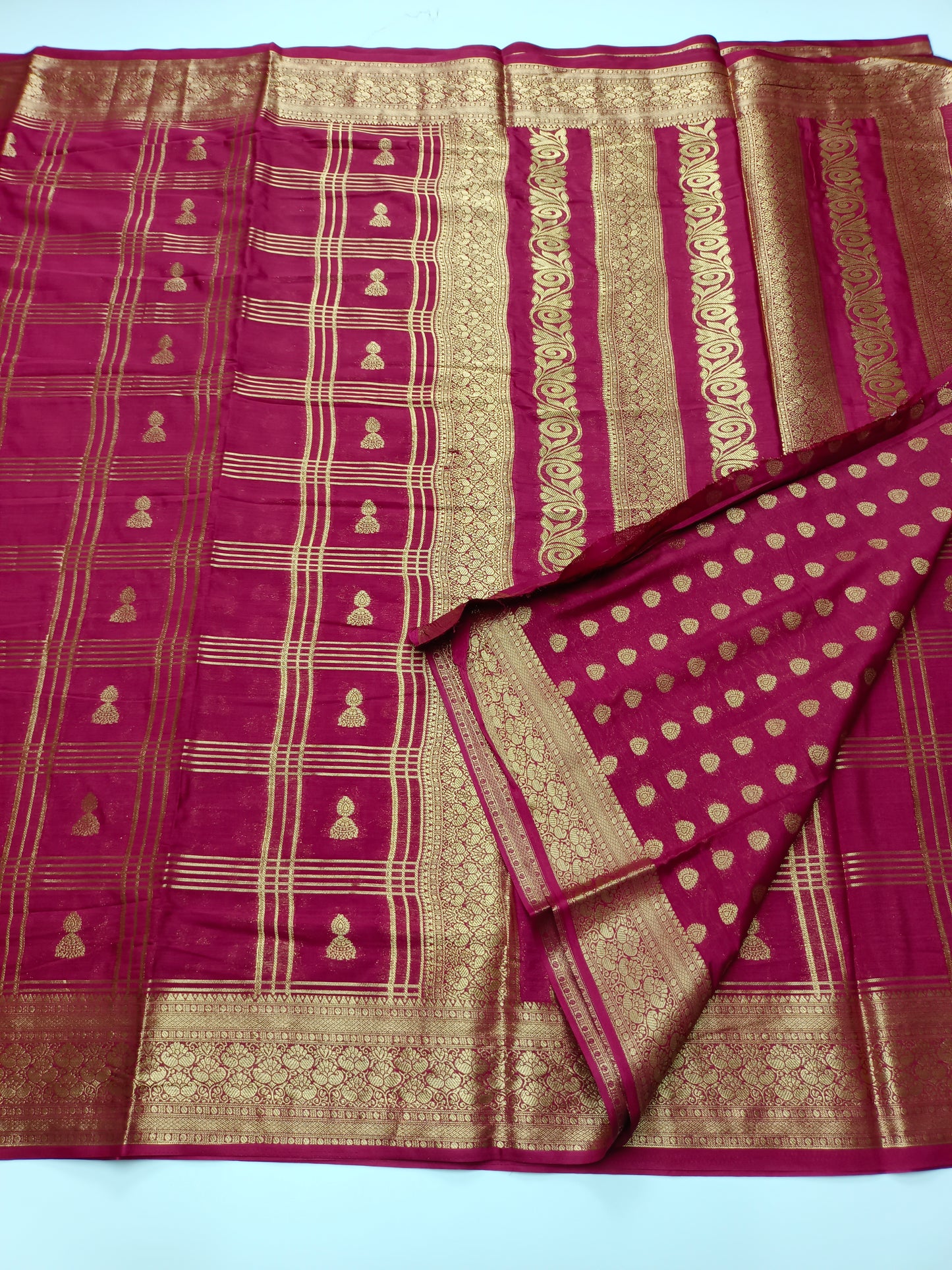 SEMI CREPE SILK SAREE