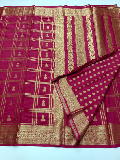 SEMI CREPE SILK SAREE