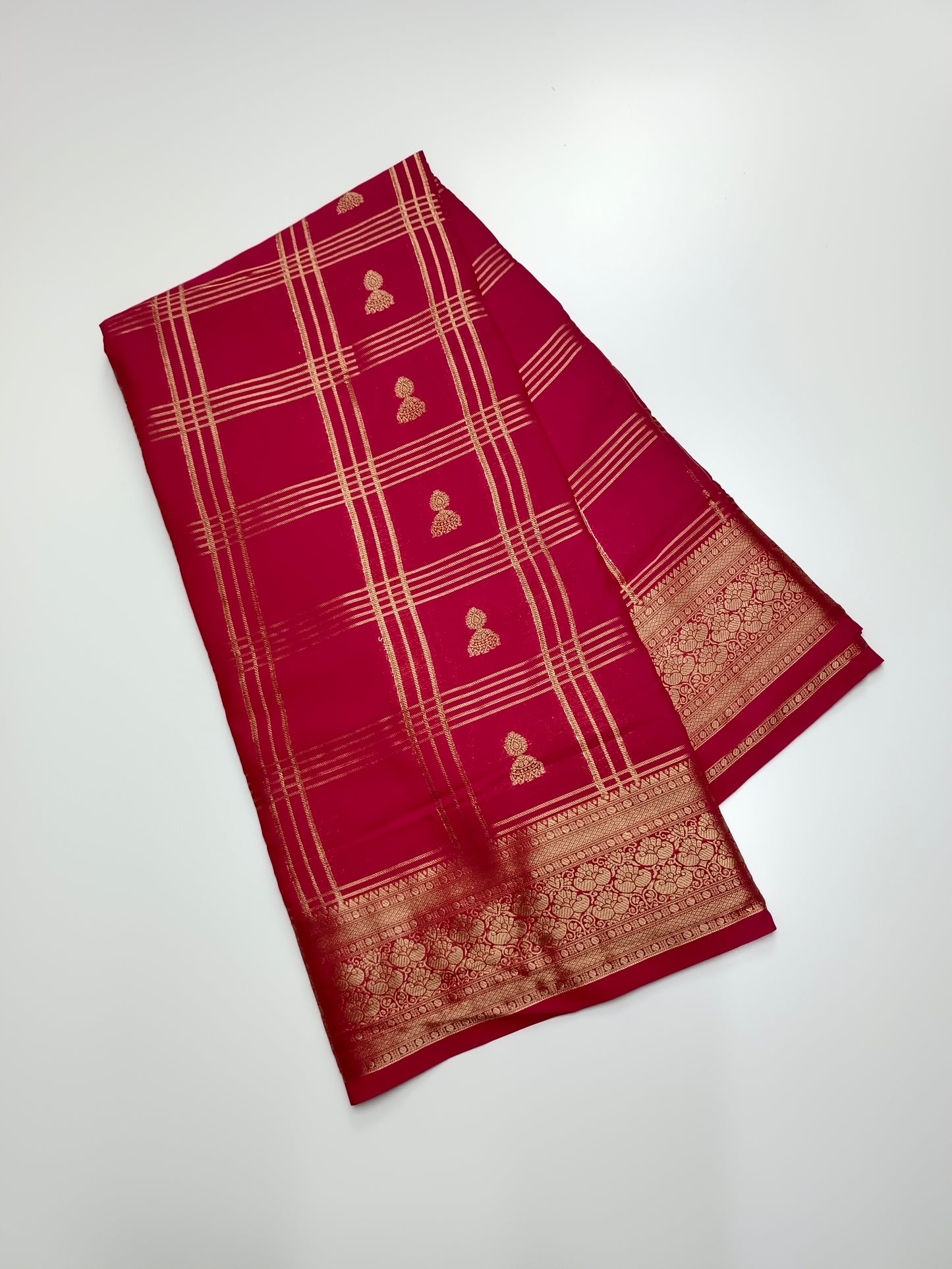 SEMI CREPE SILK SAREE