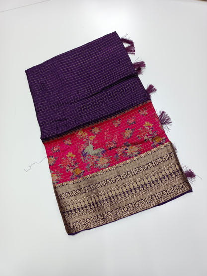 FANCY DOLA SILK  SAREE