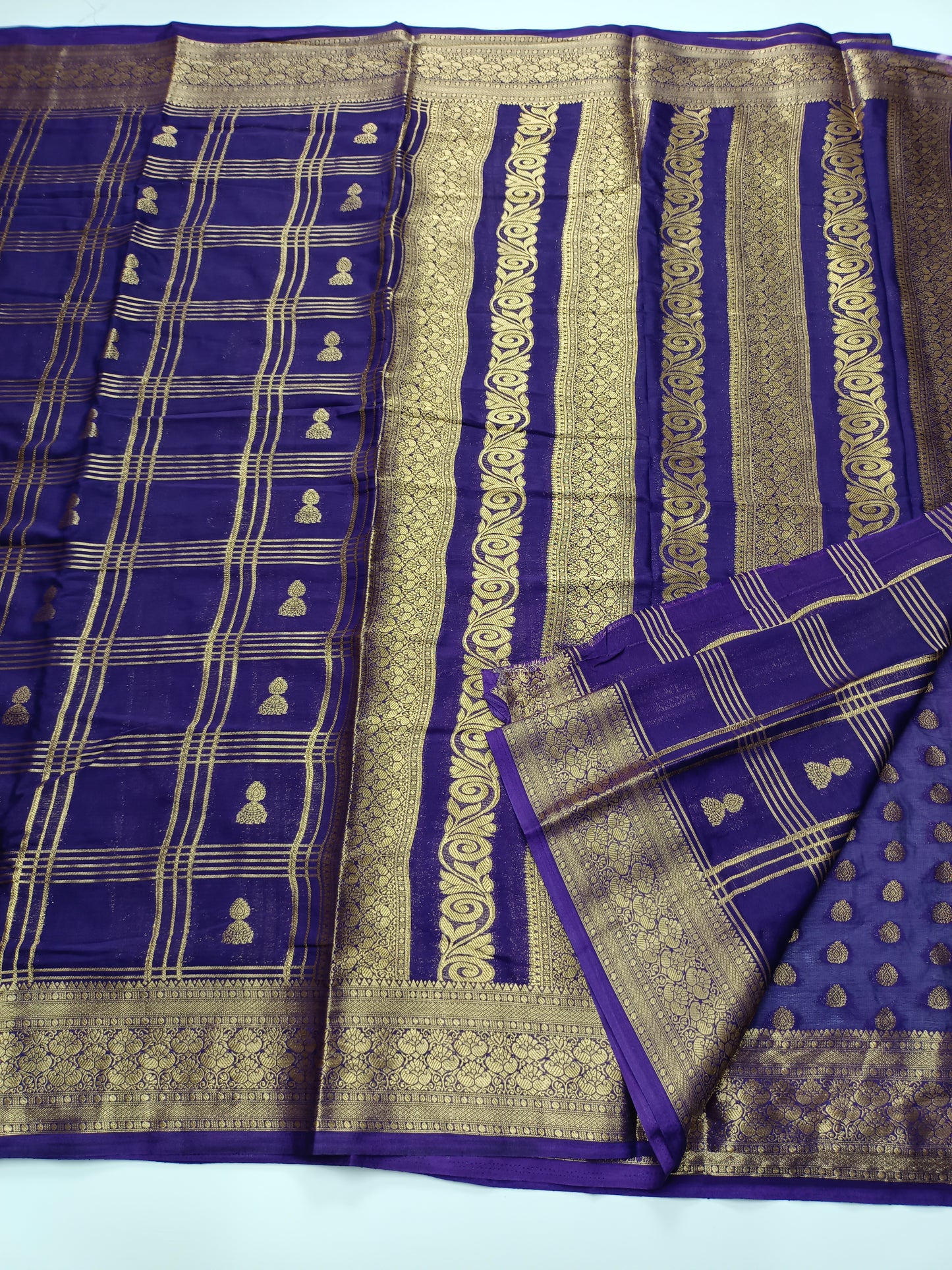 SEMI CREPE SILK SAREE