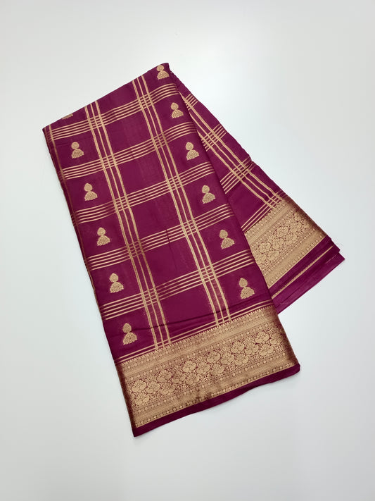 SEMI CREPE SILK SAREE