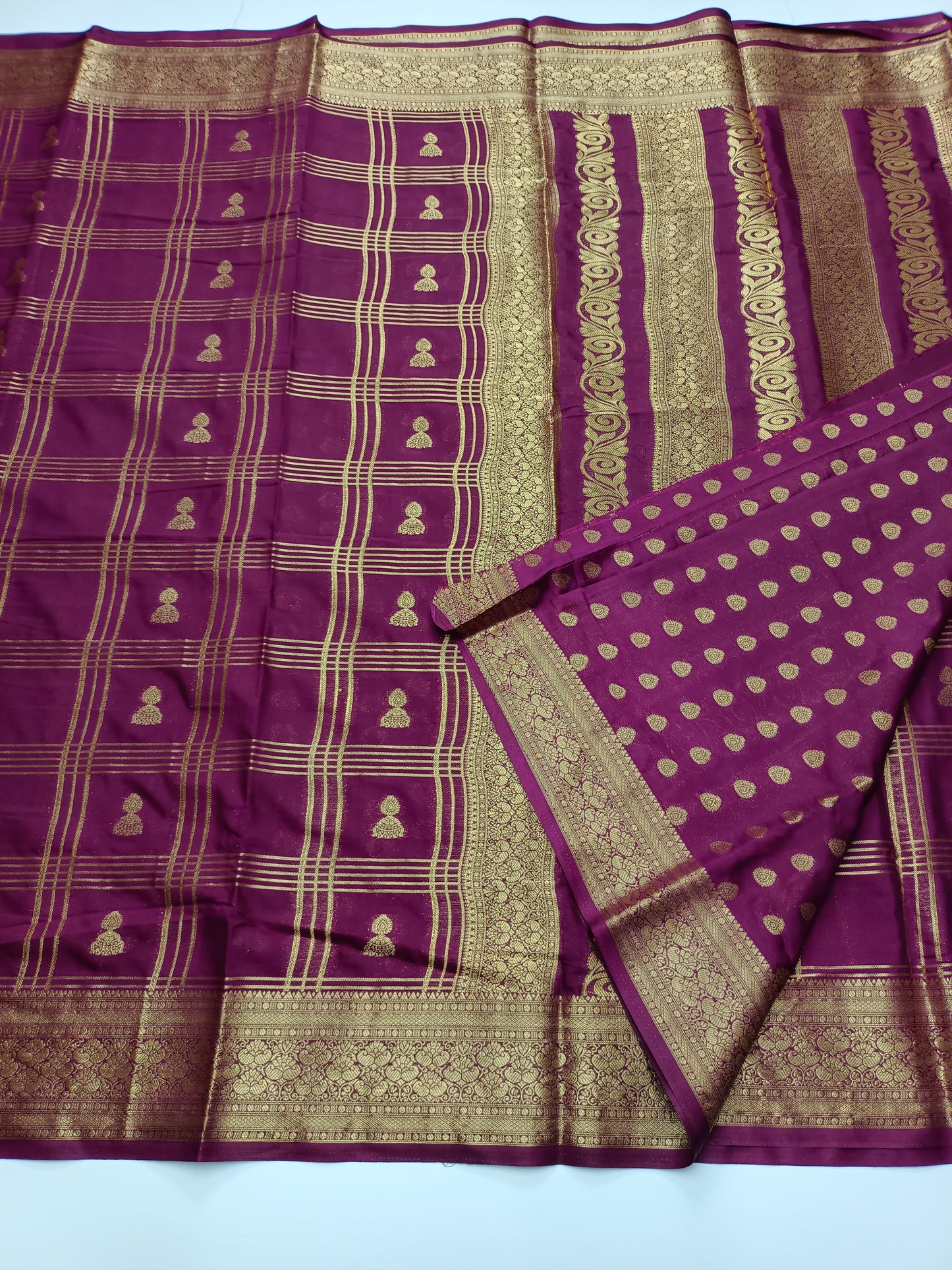 SEMI CREPE SILK SAREE